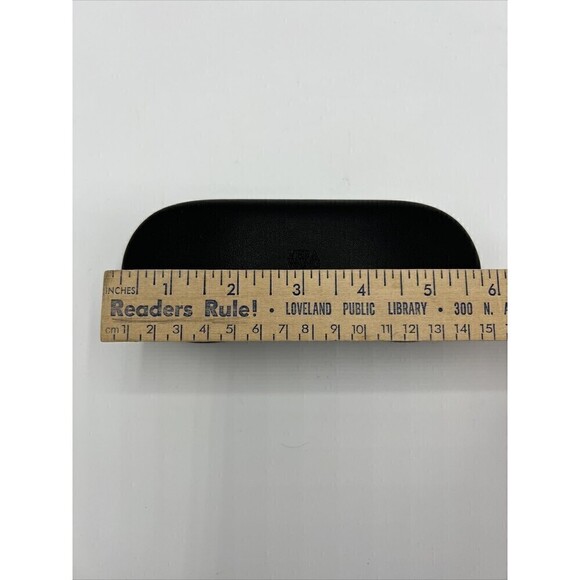 Vera Wang Black Small Eyeglass Contoured Clamshell Hard Case Brand New - Picture 5 of 7